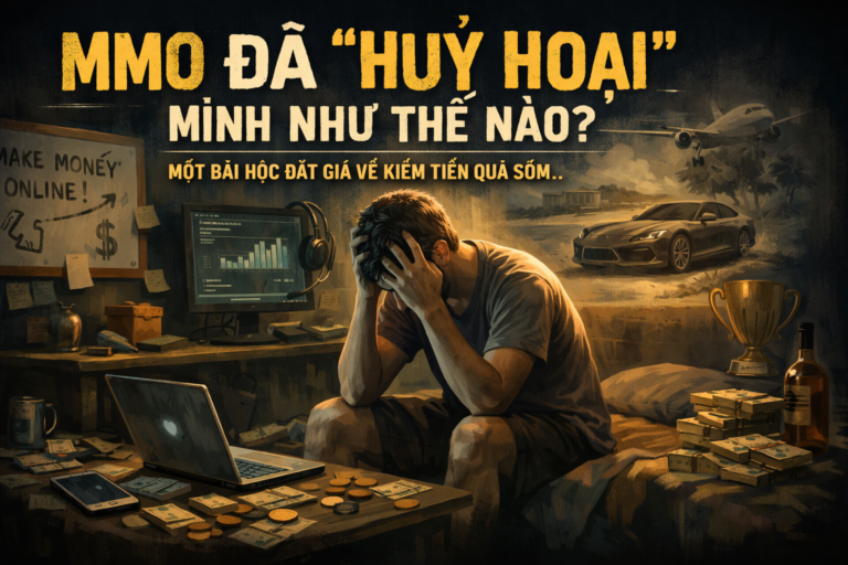 MMO đã “hủy hoại” mình như thế nào? Một bài học đắt giá về kiếm tiền quá sớm.